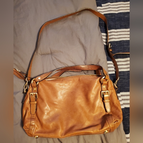Michael Kors tan leather cross body bag - Picture 3 of 6